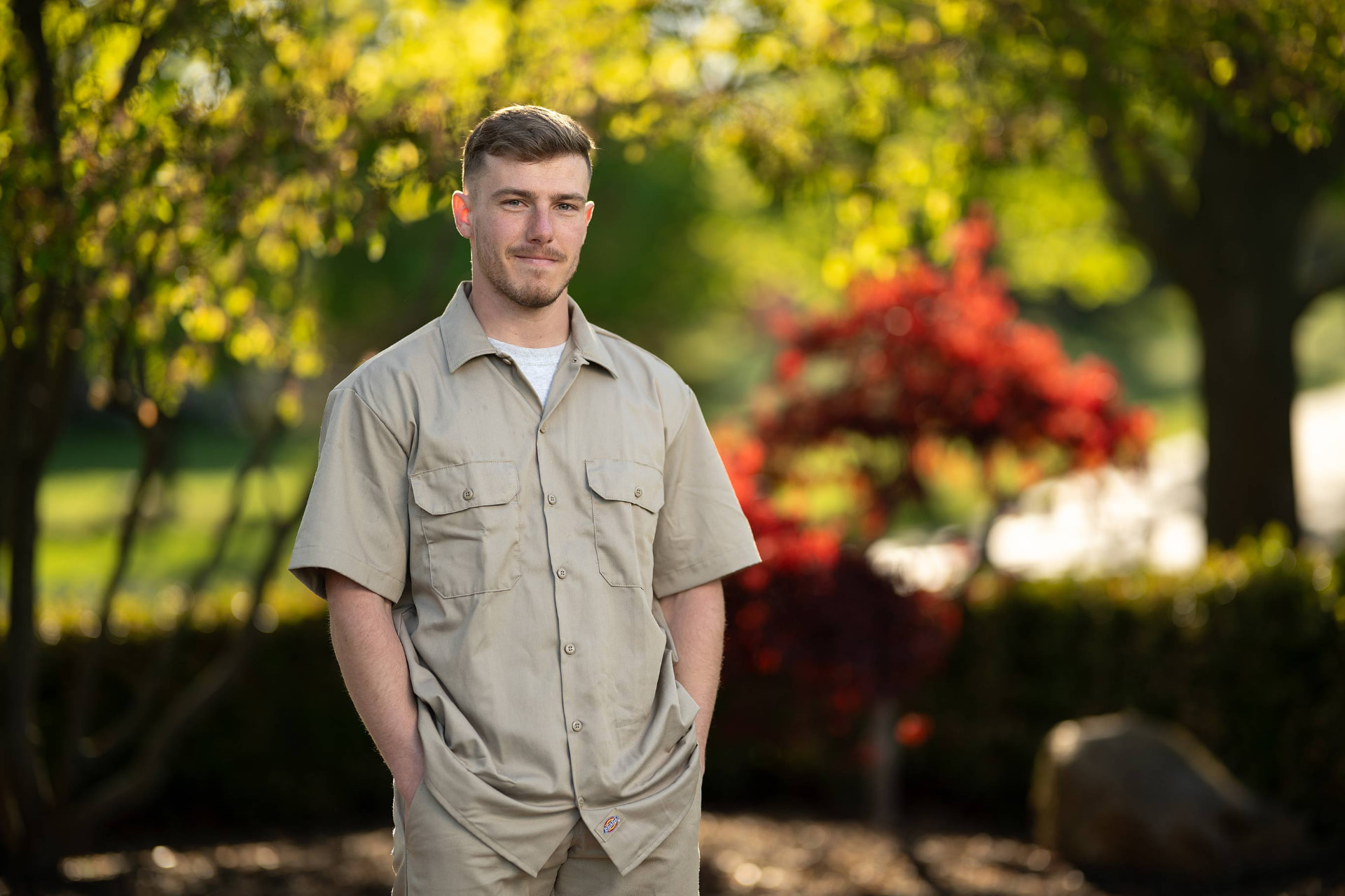 Nick, heavy equipment operator at Dick's Landscaping